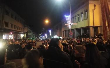 Sa litije u Pljevljima