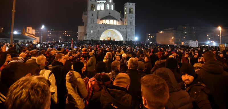 Večeras ispred Hrama u Podgorici
