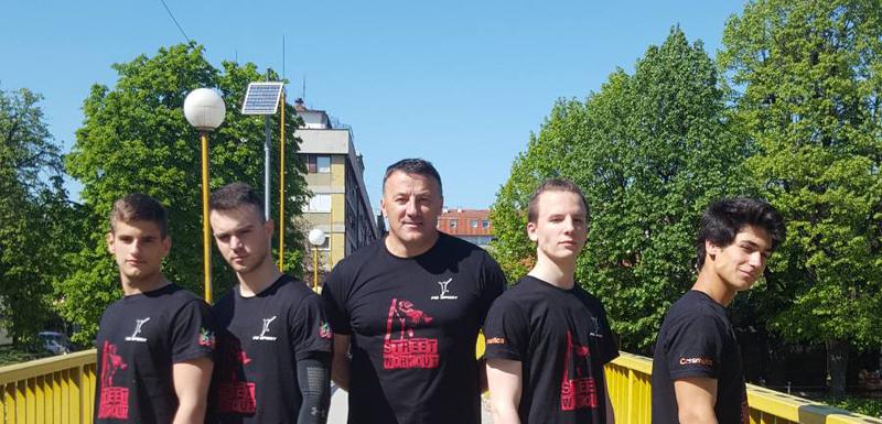 Radosavović sa takmičarima "PG sporta"