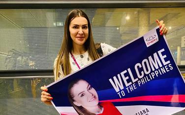 Tanja Bokan po dolasku na Filipine