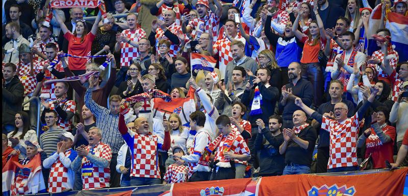 Navijači Hrvatske u Stokholmu