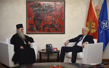 Mitropolit Amfilohije i Duško Marković