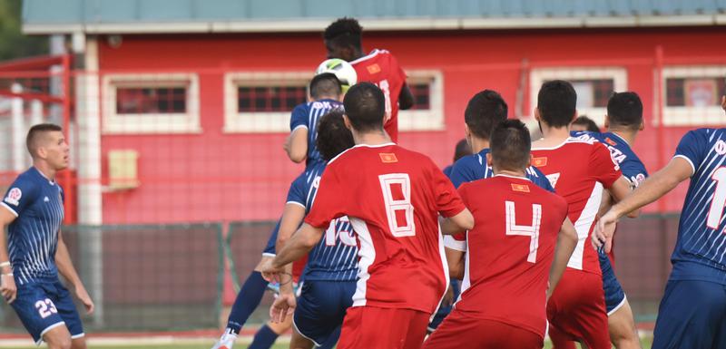 Sa prvenstvenog duela OFK Titograd - Zeta