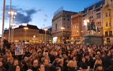 Sa protesta u Zagrebu