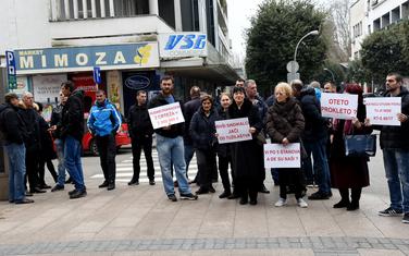 Sa protesta ispred Tužilaštva