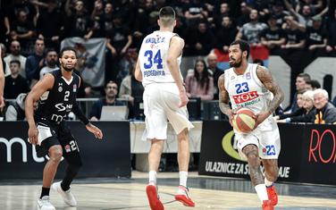 Kilpatrik i Danilo Nikolić na meču sa Partizanom