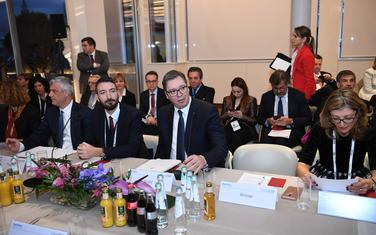 Vučić u Minhenu na okruglom stolu o bezbjednosti na Balkanu
