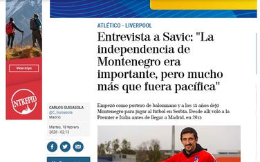 Naslov u El Mundu