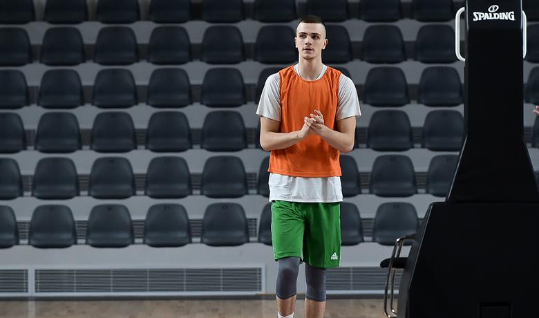 Marko Simonović na treningu reprezentacije