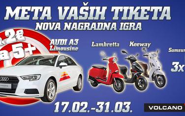 Nova nagradna igra - Meta vaših tiketa