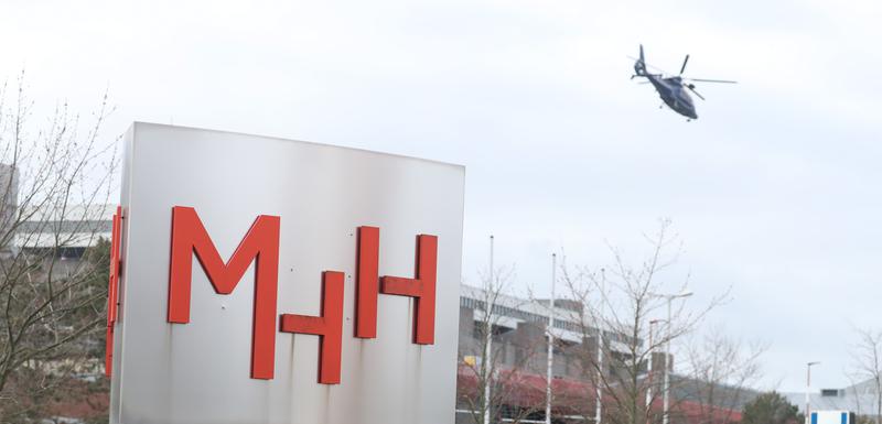 Helikopter iznad bolnice u Hanoveru