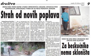 Strana "Vijesti" od 24. februara 2010.