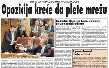 Strana "Vijesti" od 2. marta 2010.