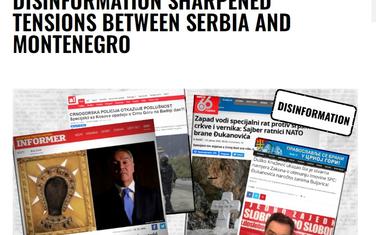 EUvsDisinfo analiza o Crnoj Gori