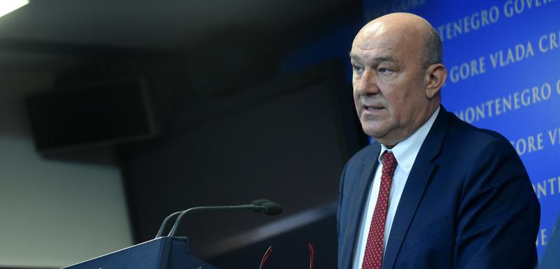Ministar finansija Darko Radunović
