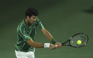Novak Đoković na današnjem meču