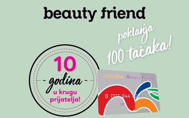 Svim korisnicima Beauty Friend kartice, 100 tačaka na poklon!