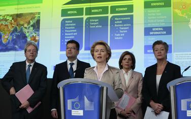Ursula fon der Lejen na pres konferenciji