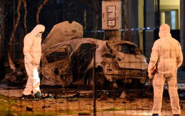 Uviđaj na mjestu eksplozije u Dalmatinskoj ulici