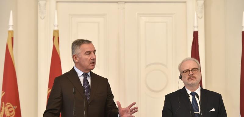 Đukanović u Letoniji
