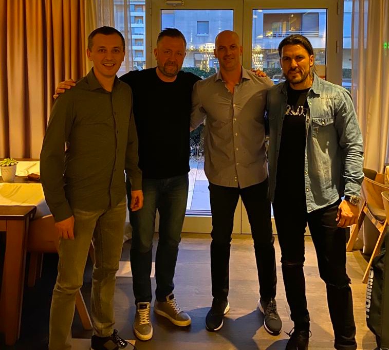 Predrag Bošković, Per Johanson, Petar Kapisoda i Adrijan Vasile