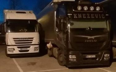 Na granici Italije i Slovenije nalazi se petnaestak šlepera