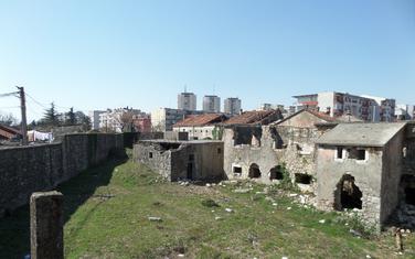 Jusovača - pogled sa stražarnice u pravcu zapada