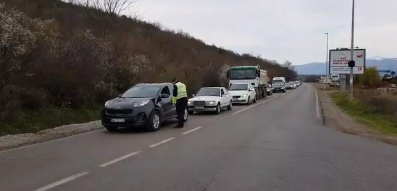Detalj sa putnog pravca Podgorica - Danilovgrad