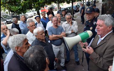 Sa jednog od protesta radnika Radoje Dakića