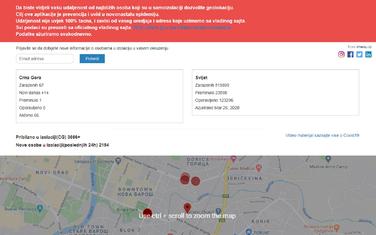 Jedna od aplikacija koja koristi Vladin spisak