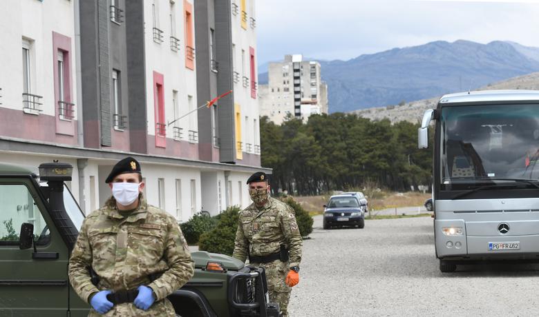 Danas ispred novog Studentskog doma u Podgorici