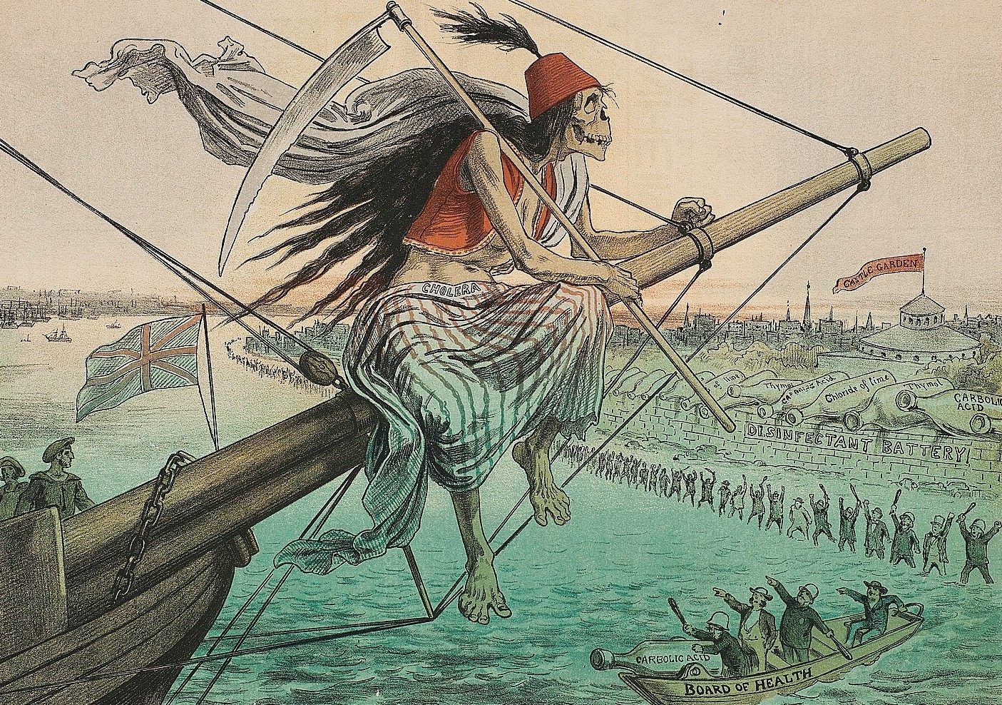 Istorijska ilustracija antiimigrantskih stavova u doba kolere