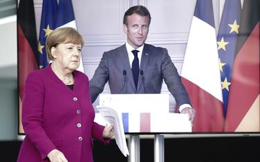 Angela Merkel i Emanuel Makron